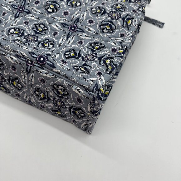 Vera Bradley Gray Recycled Cotton Plaza Tile Pattern Grand Hanging Travel Organi - Picture 8 of 13